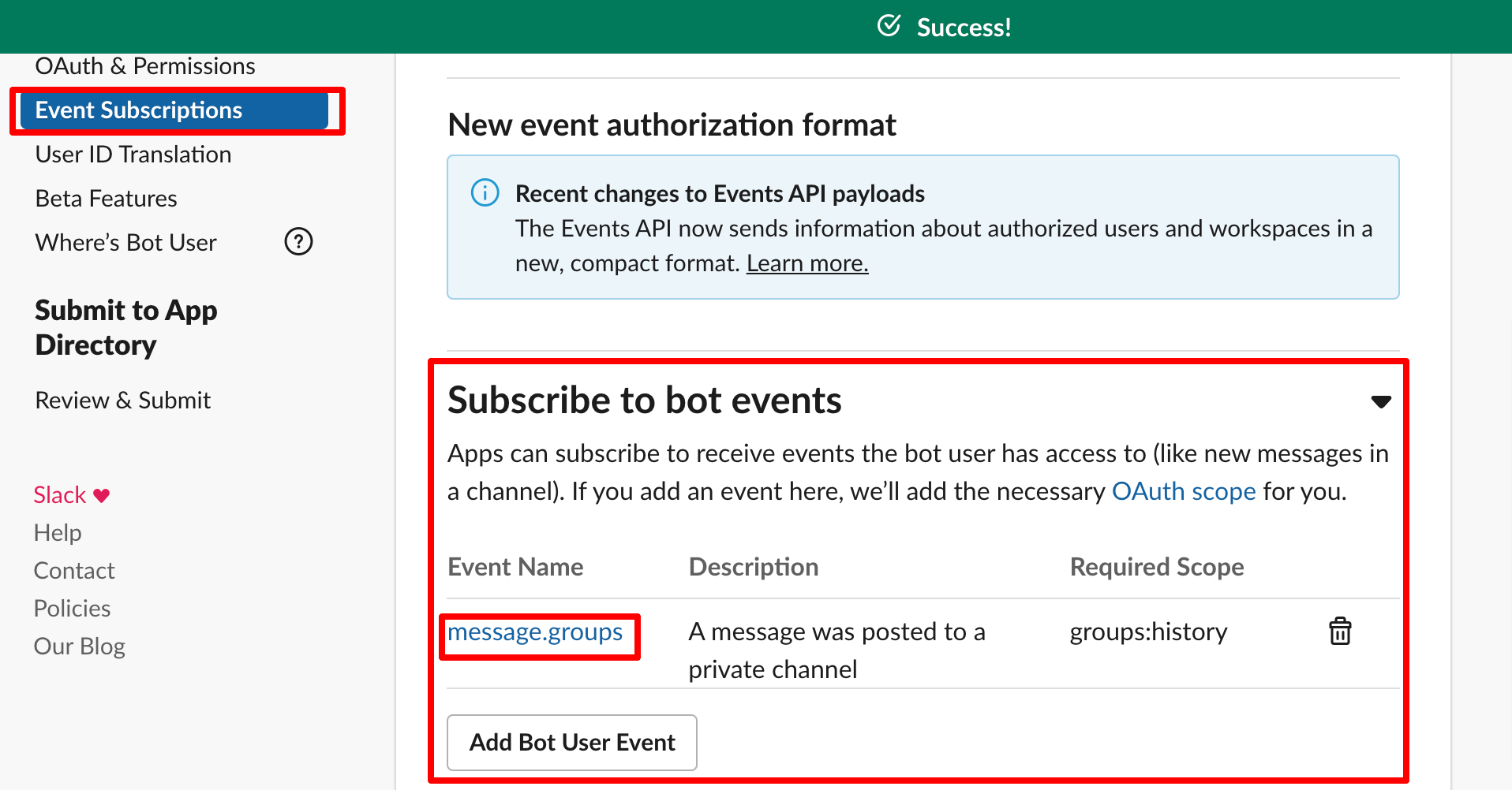 Fluent Support slack