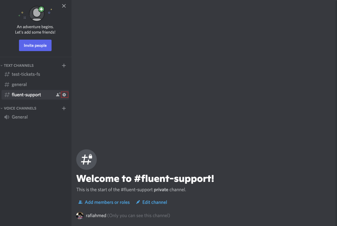 Fluent Support discord integration doc