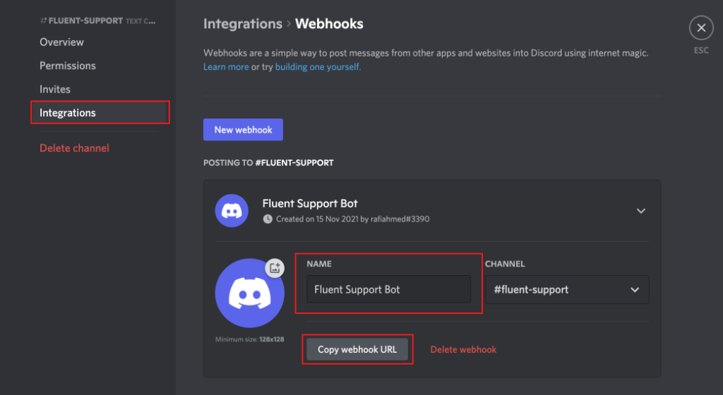 Managing Tickets using Discord - Fluent Support