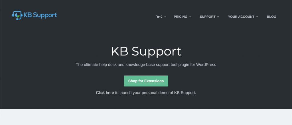 Self-hosted help desk KB Support