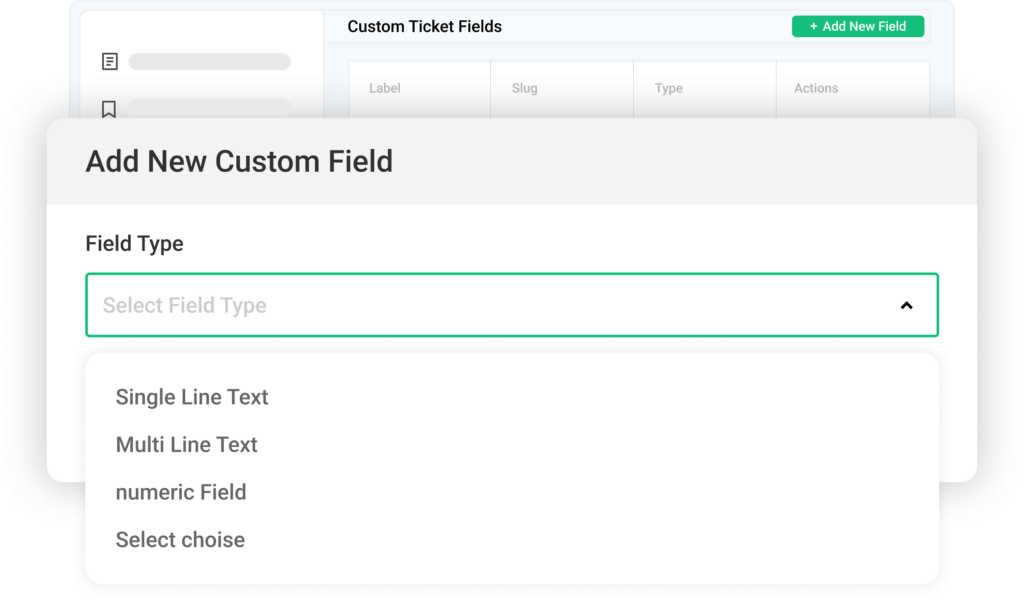 fluent-support-custom-field