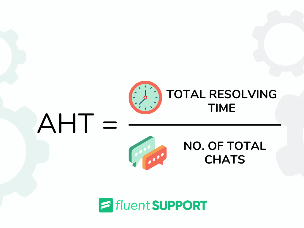 average handle time calculation: chat