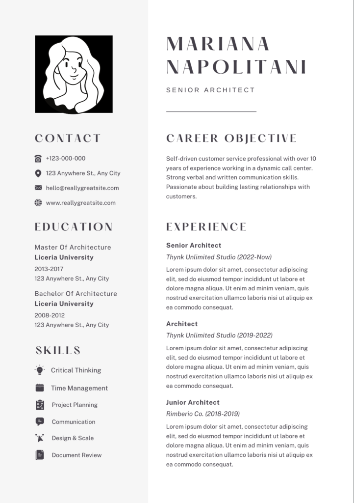 customer service resume objectives