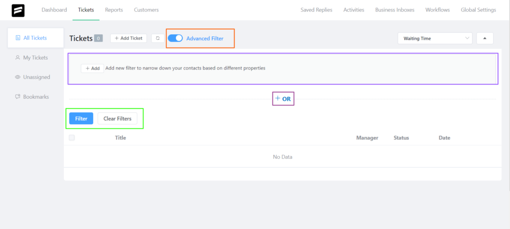 Advanced Filter Fluent Support