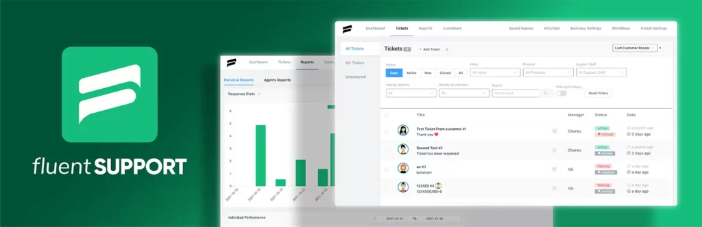 Fluent Support WordPress Helpdesk Plugins