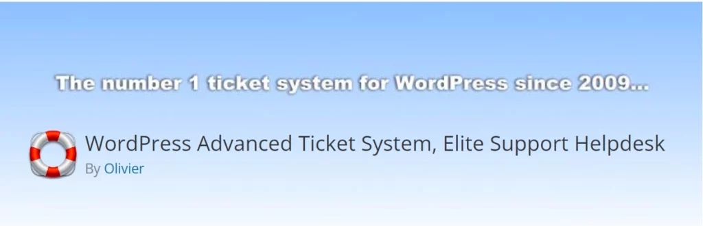 WordPress Advanced Ticket System