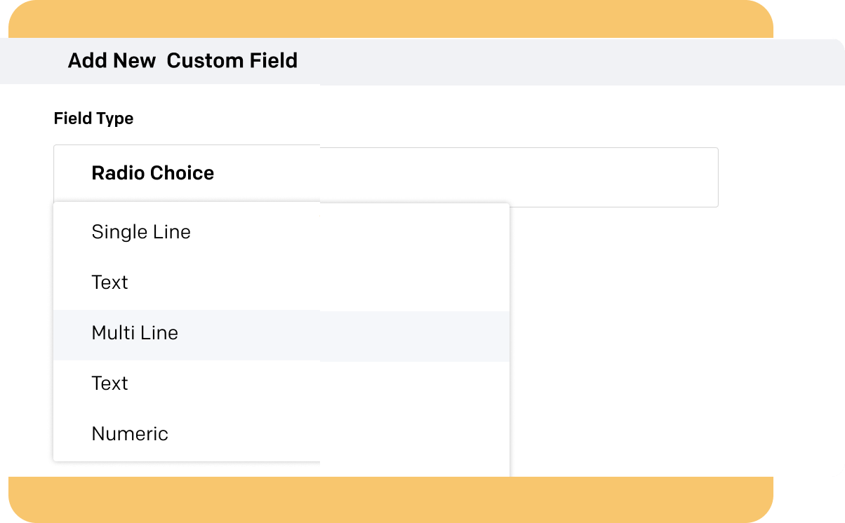 custom fields