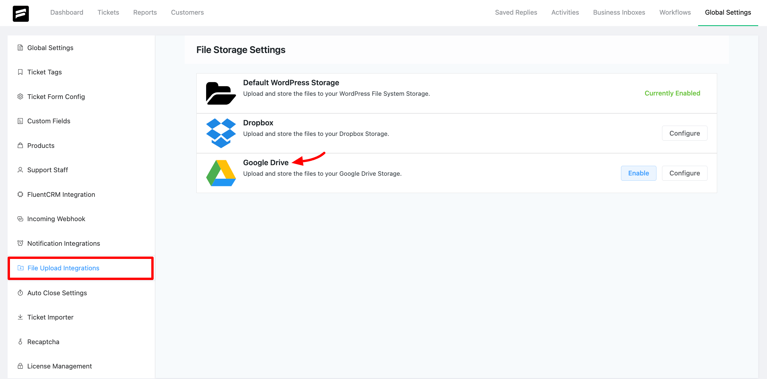 Google Drive Integration