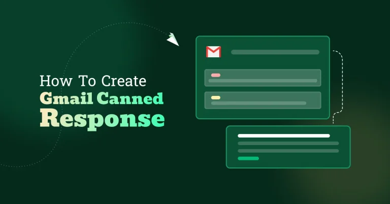 How To Create Gmail Canned Response
