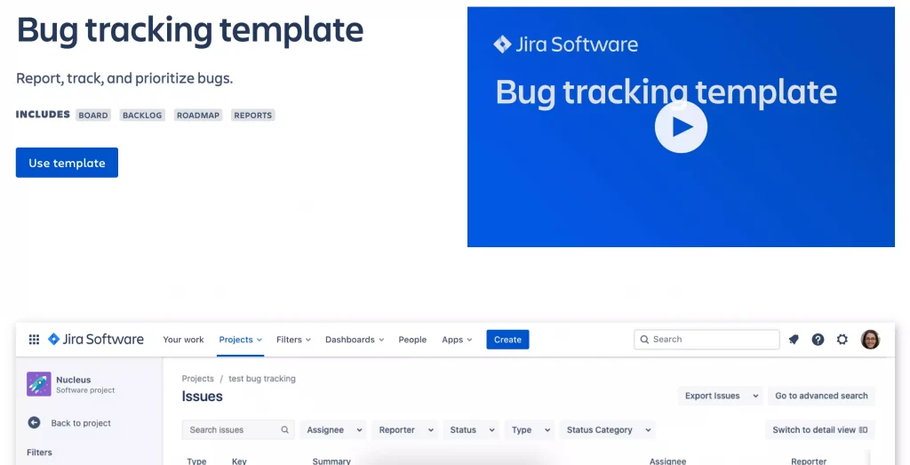 JIRA Bug Reporting