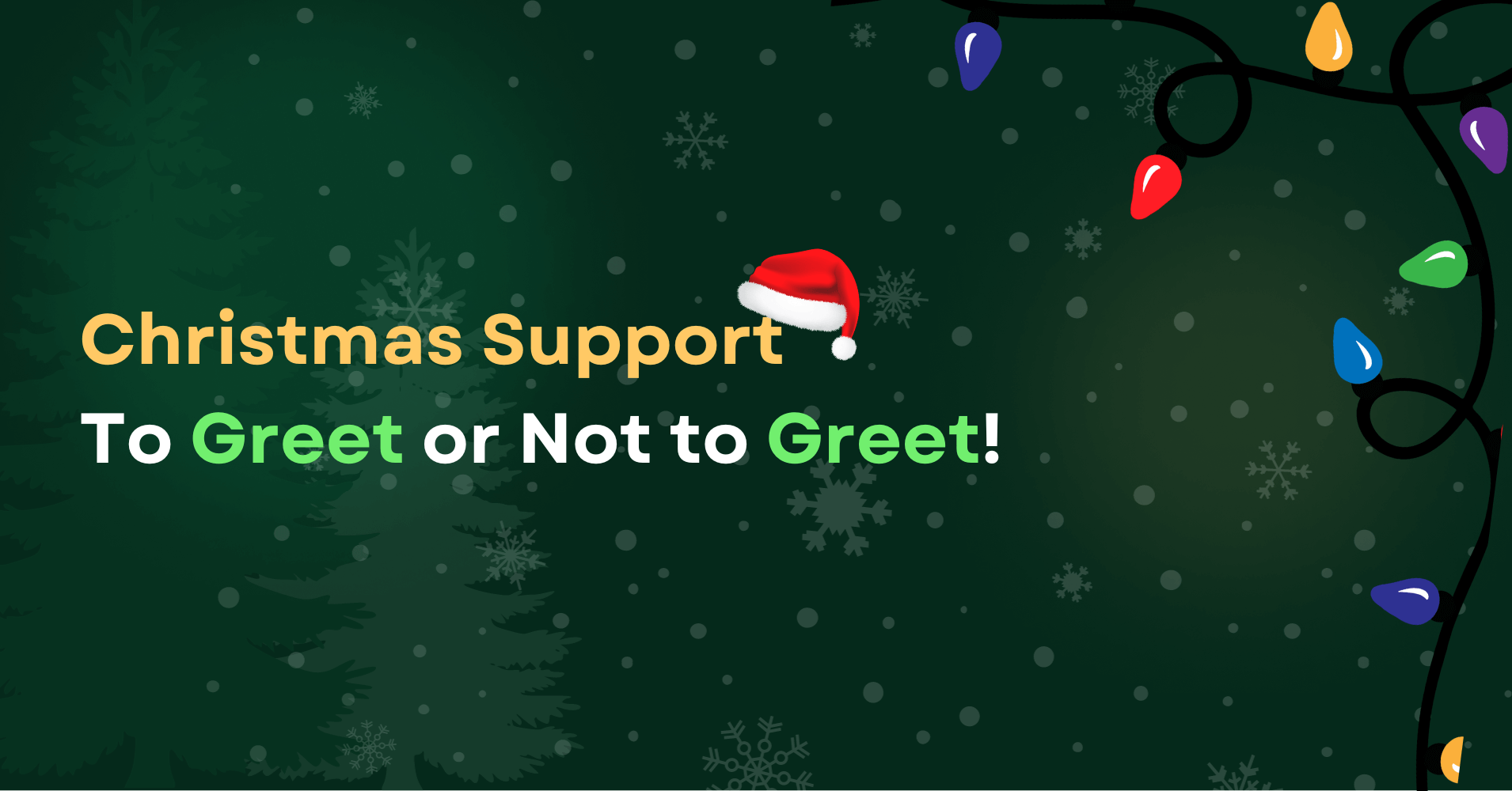 christmas support - happy holidays vs. merry christmas