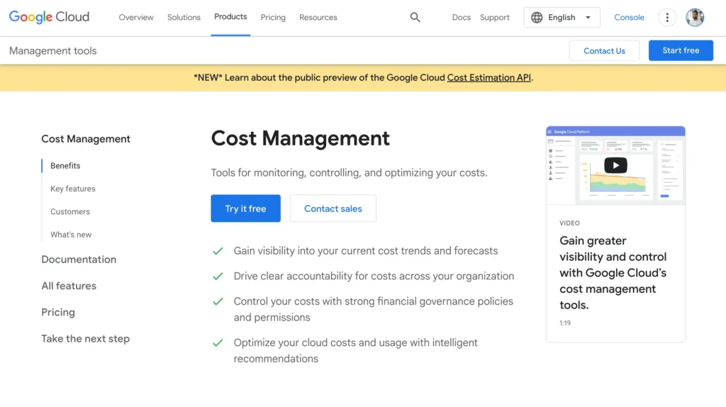 GCP - Cost Management