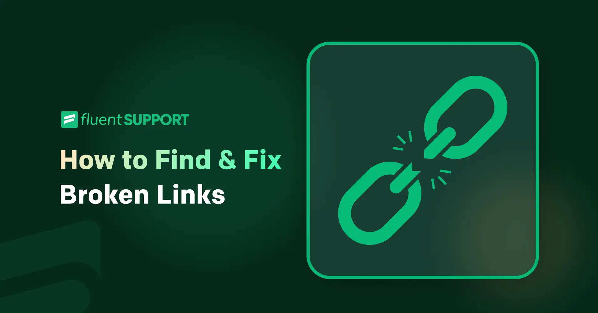 find and fix broken links