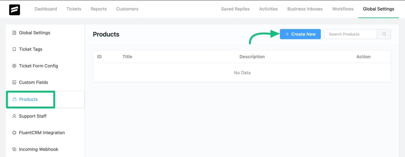 Create new product option
