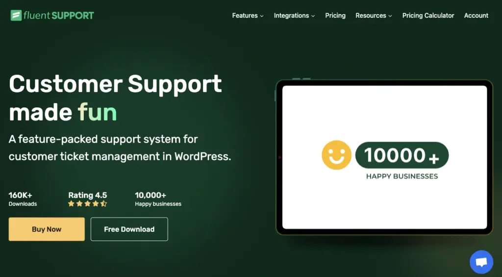 email ticketing system, best help desk plugin, Fluent Support