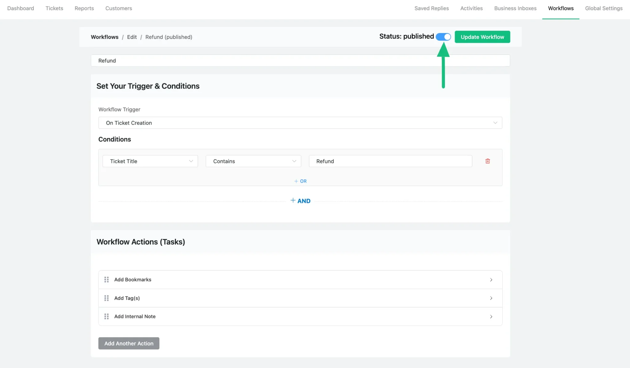 Fluent Support Automation Rules