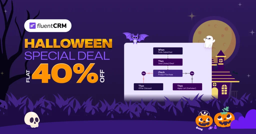 FluentCRM halloween deal 2024