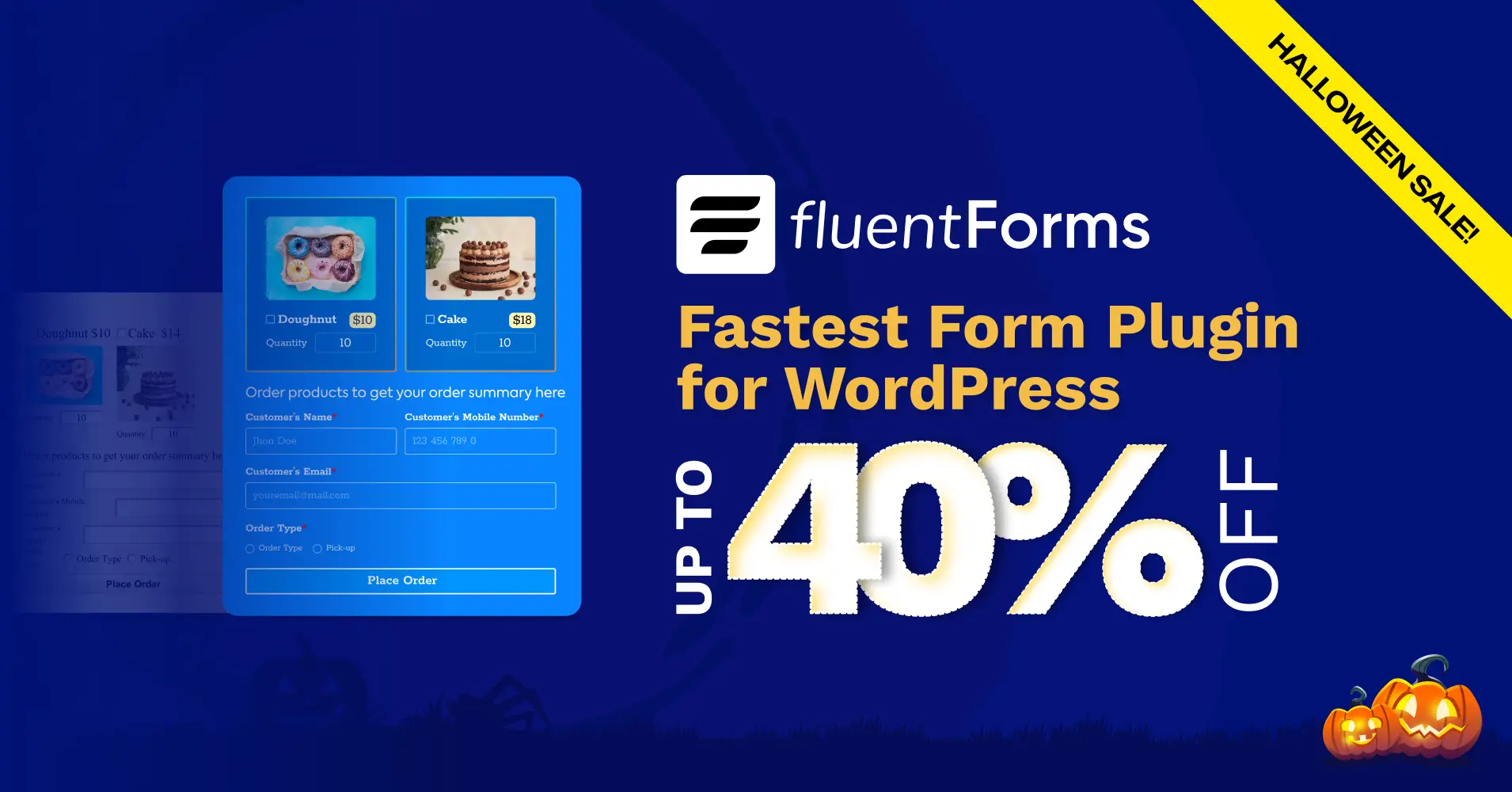 Fluent Forms, WordPress Halloween deals 2025