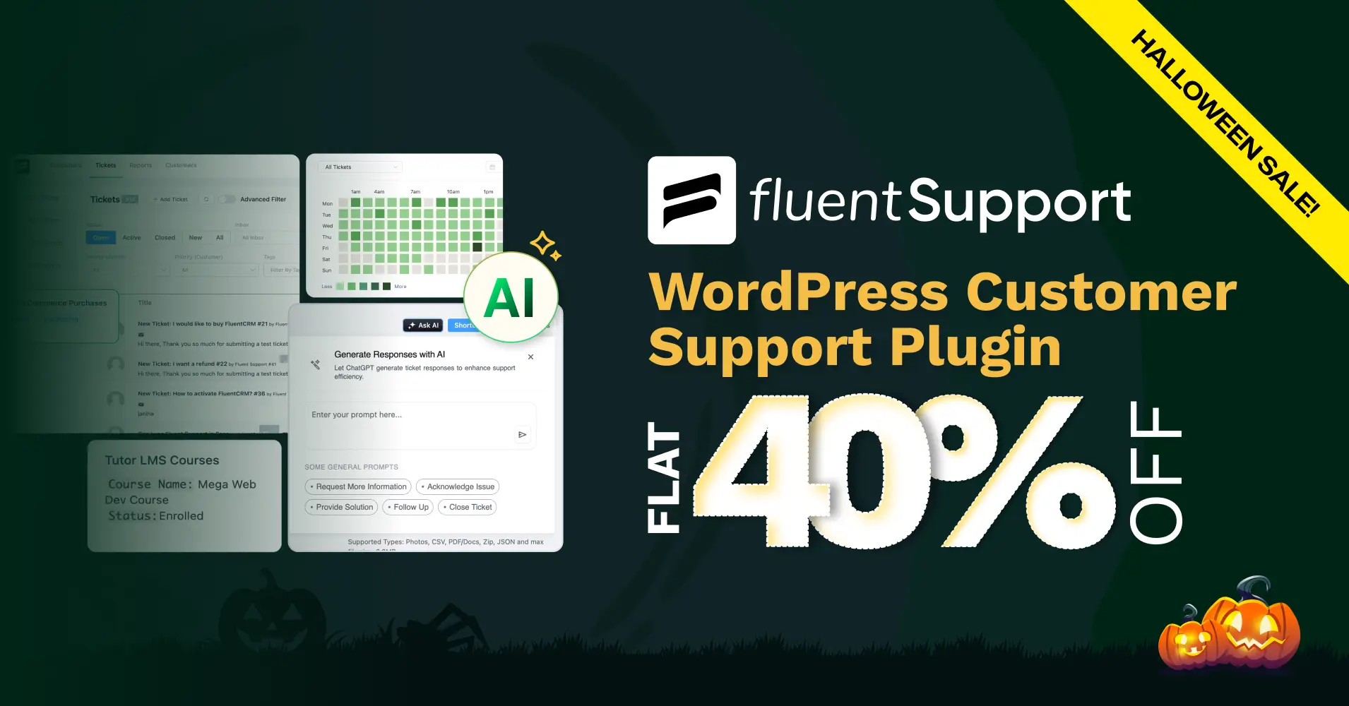 Fluent Support, WordPress Halloween Deals 2025
