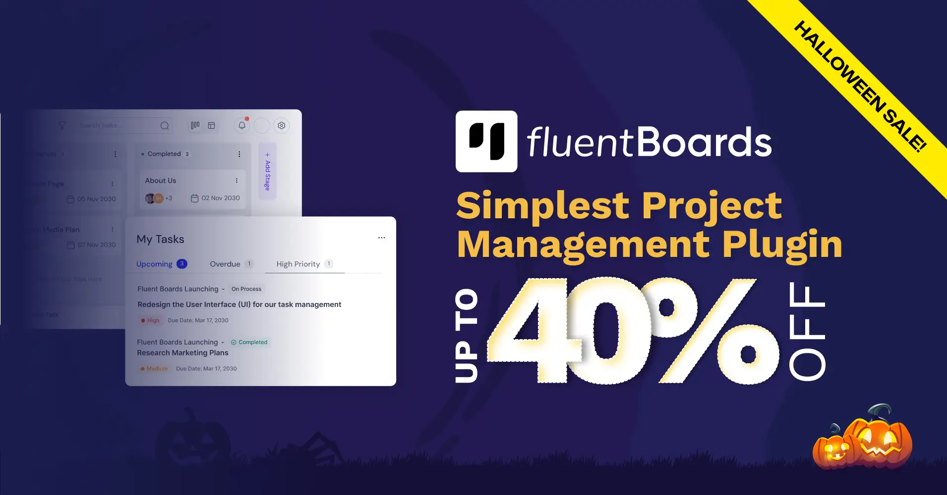 FluentBoards, WordPress Halloween Deal 2025