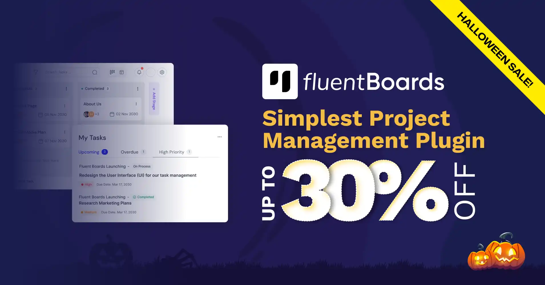 FluentBoards, WordPress Halloween Deal 2025