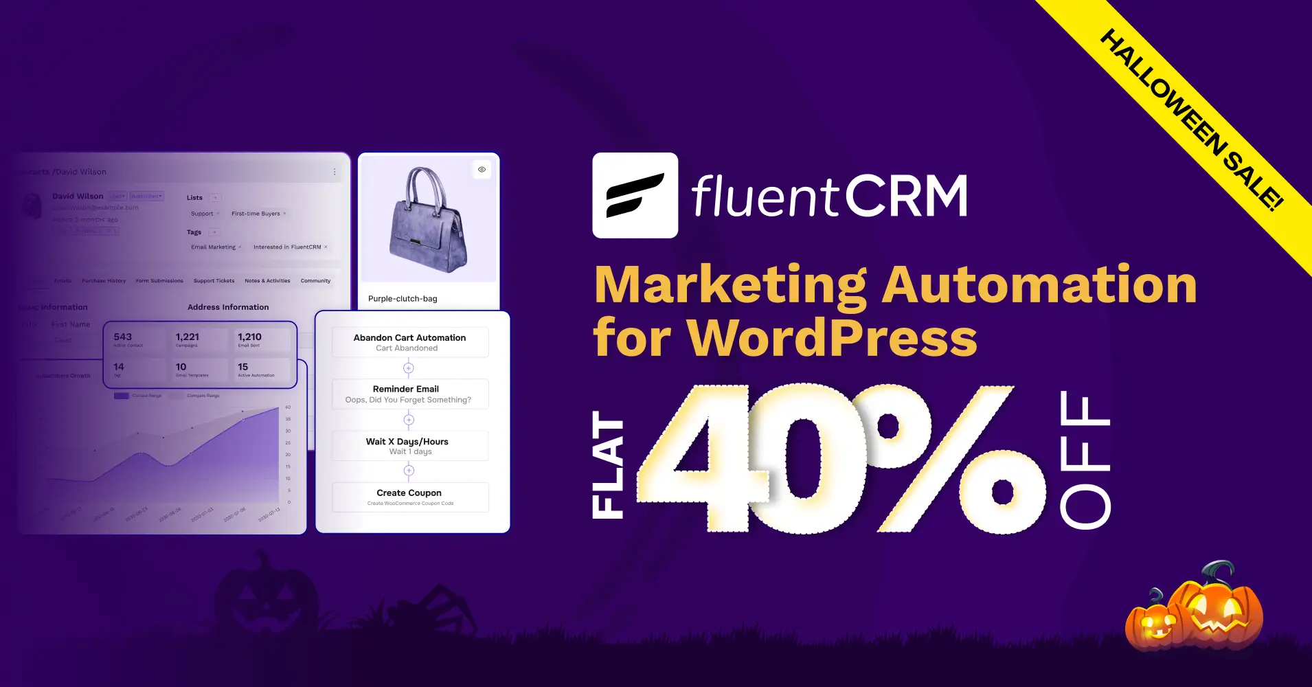 FluentCRM, WordPress Halloween Deal 2025
