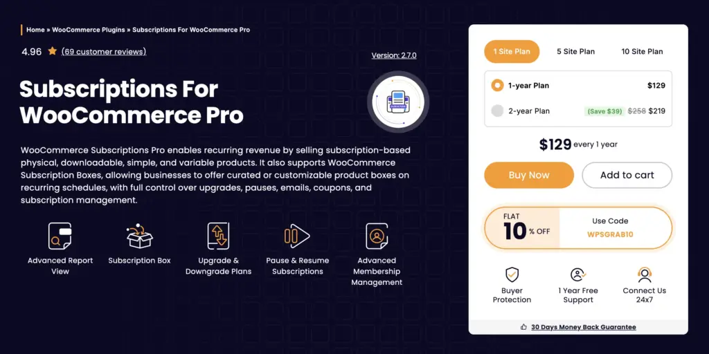 Subscription For WooCommerce