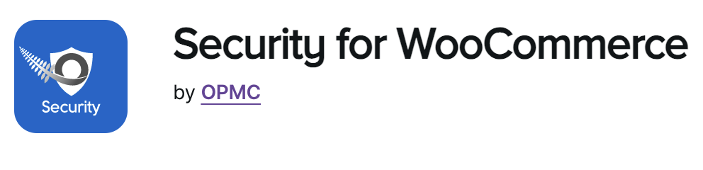 Security for WooCommerce  