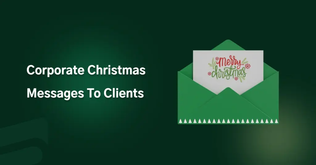 Corporate Merry Christmas Wishes to Clients