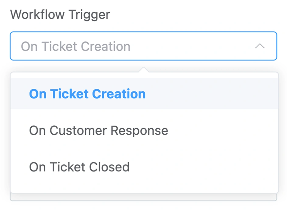 On ticket creation