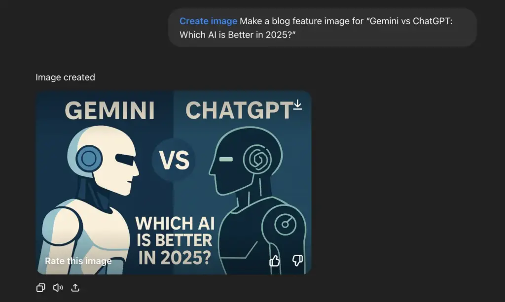 chatgpt Generating image results