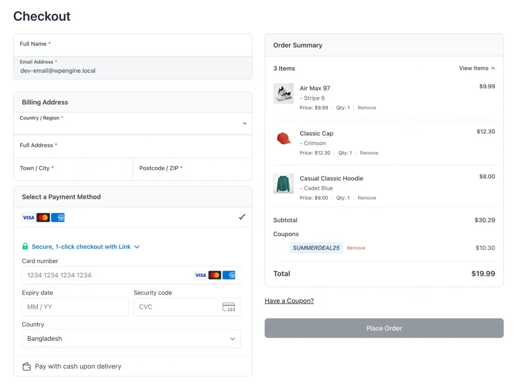 FluentCart-checkout