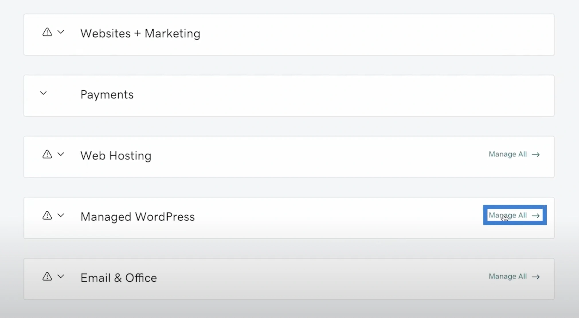 GoDaddy Manage WordPress, wordpress staging site