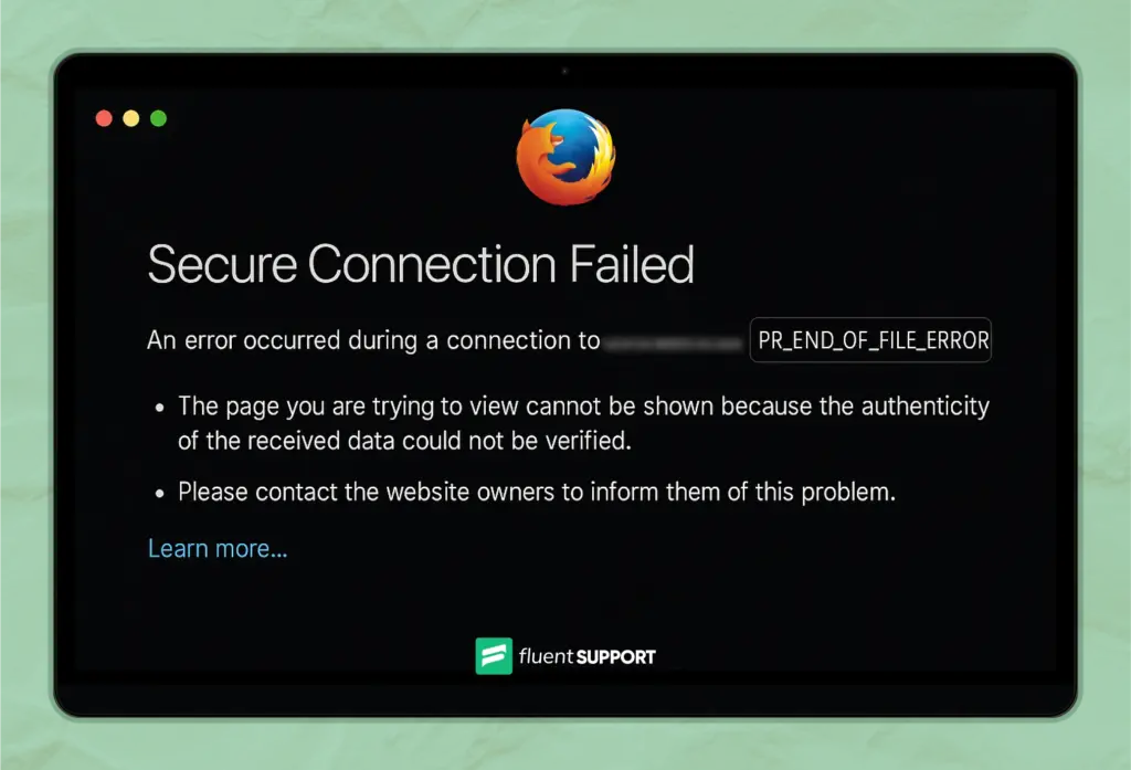 PR_END_OF_FILE_ERROR