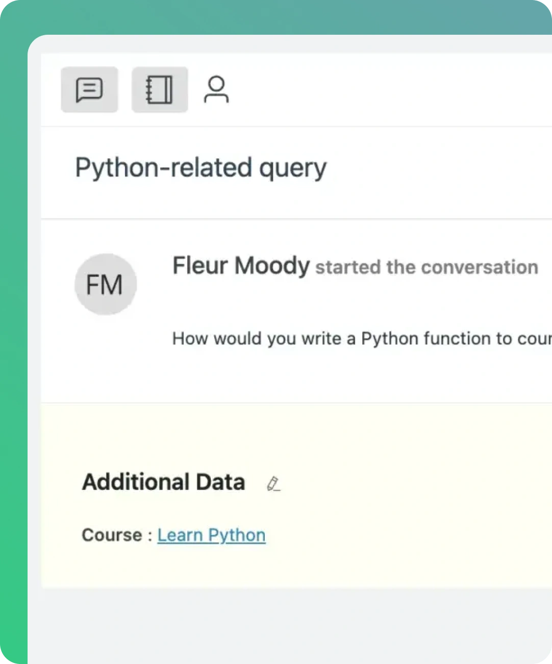 Course Details in Ticket View - FluentCommunity Integration