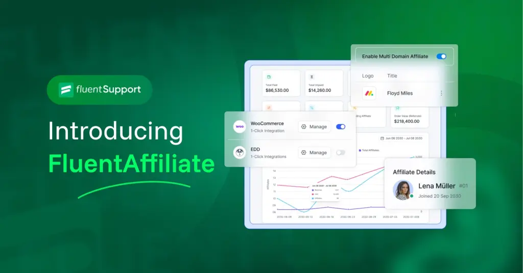 FluentAffiliate, affiliate management plugin
