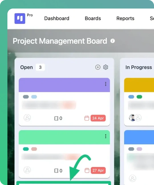 Organized board management - FluentBoards Integration with Fluent Support