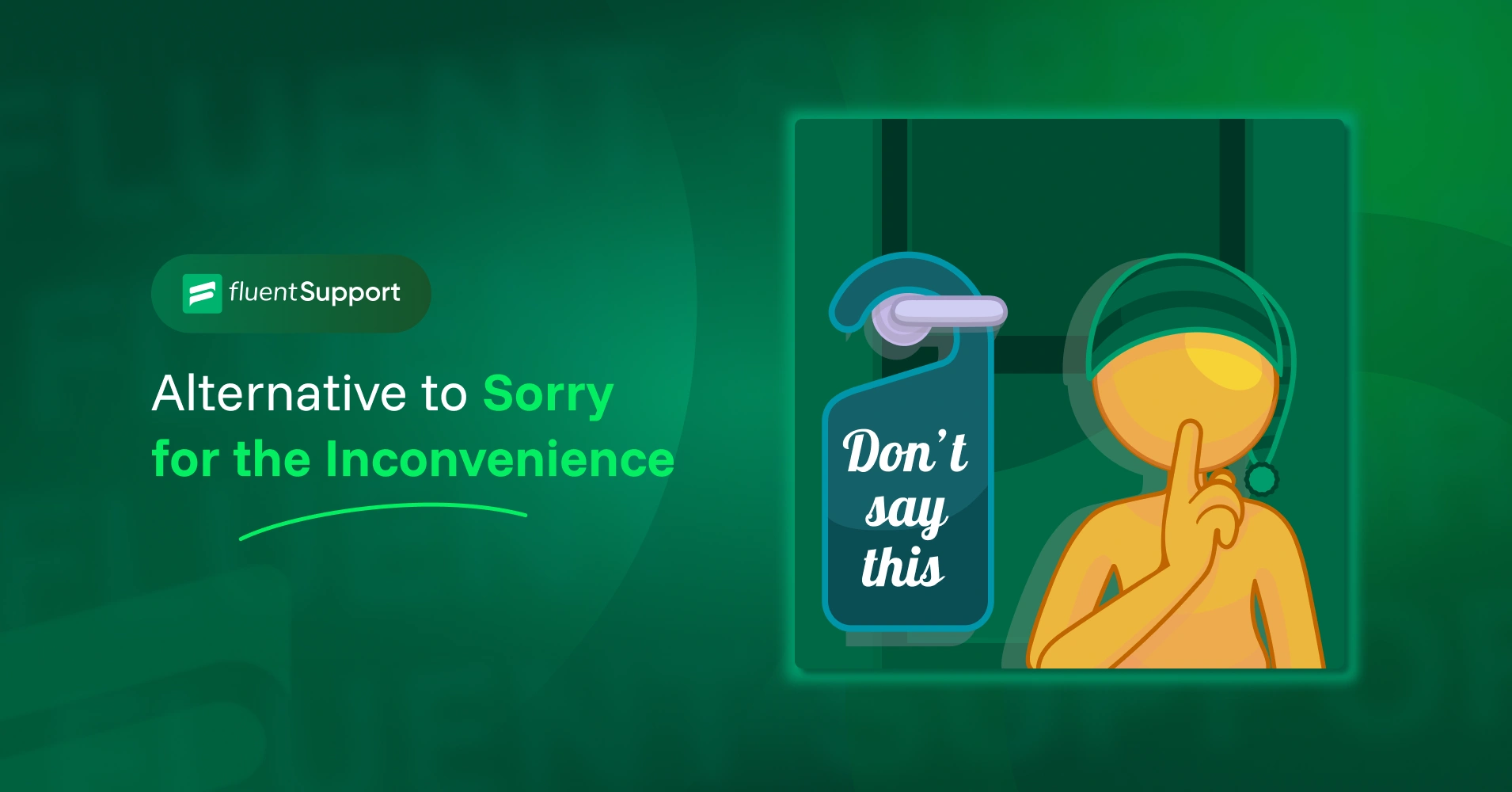 Sorry for the inconvenience