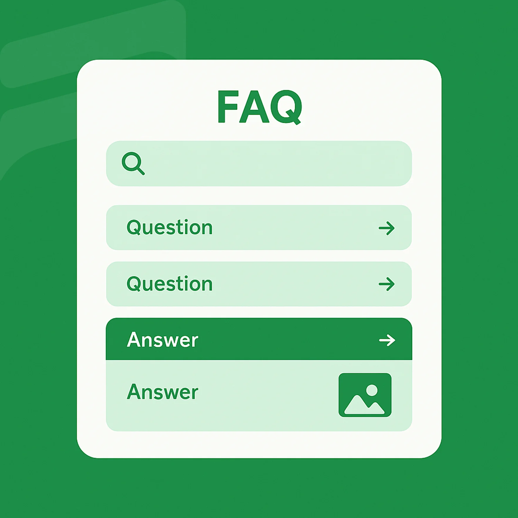 FAQ Design style