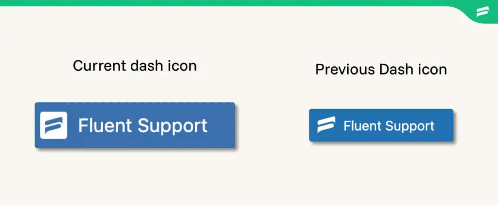 Fluent Support's dash icon (updated)