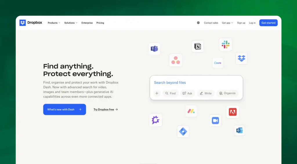 Google Drive Alternatives - Dropbox