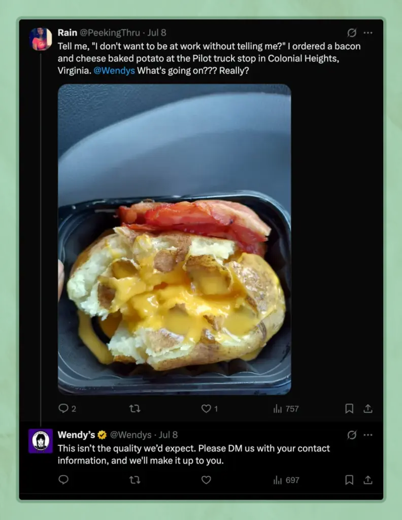 Wendy's social media strategy for creating brand voice