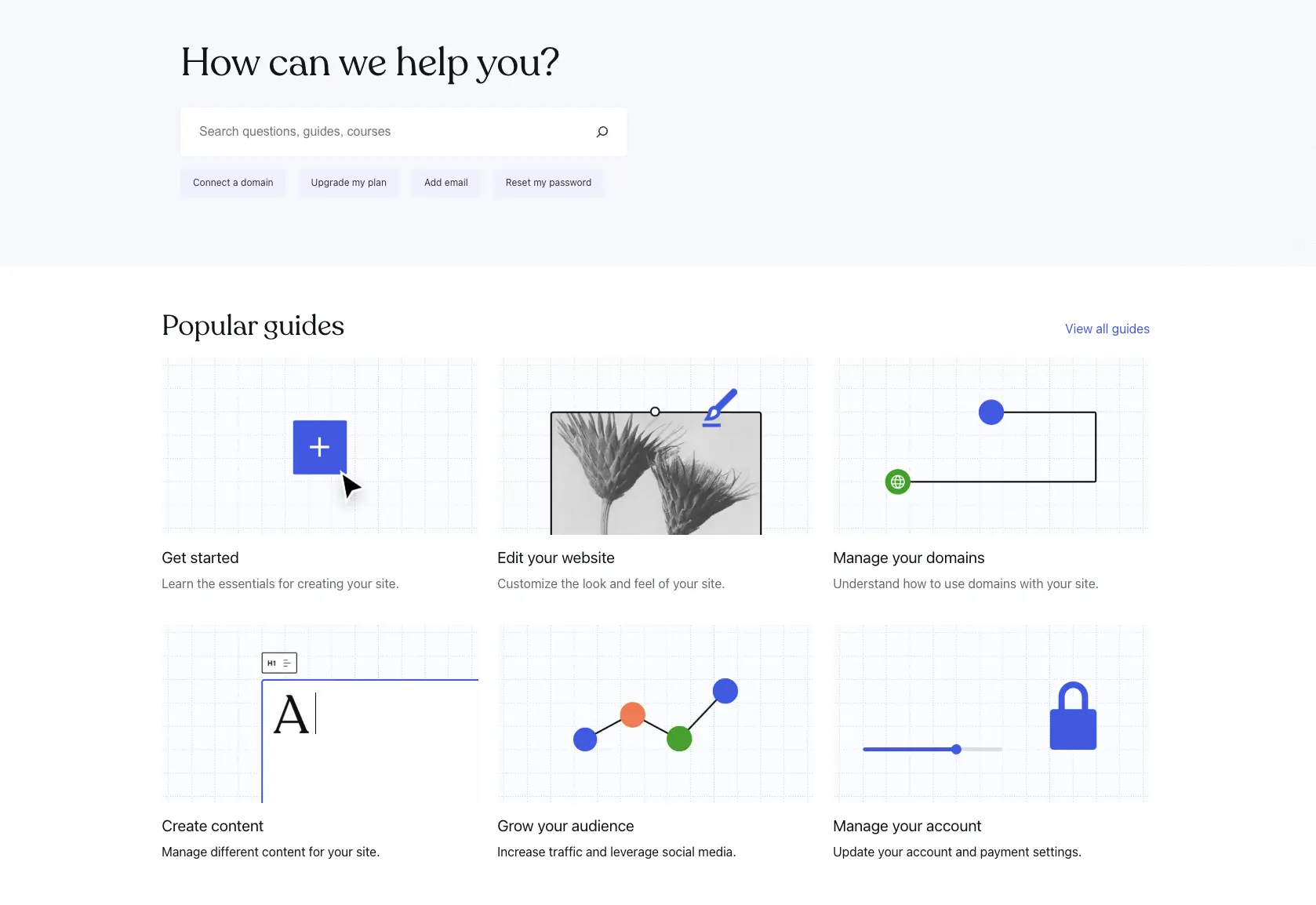 WordPress faq page example