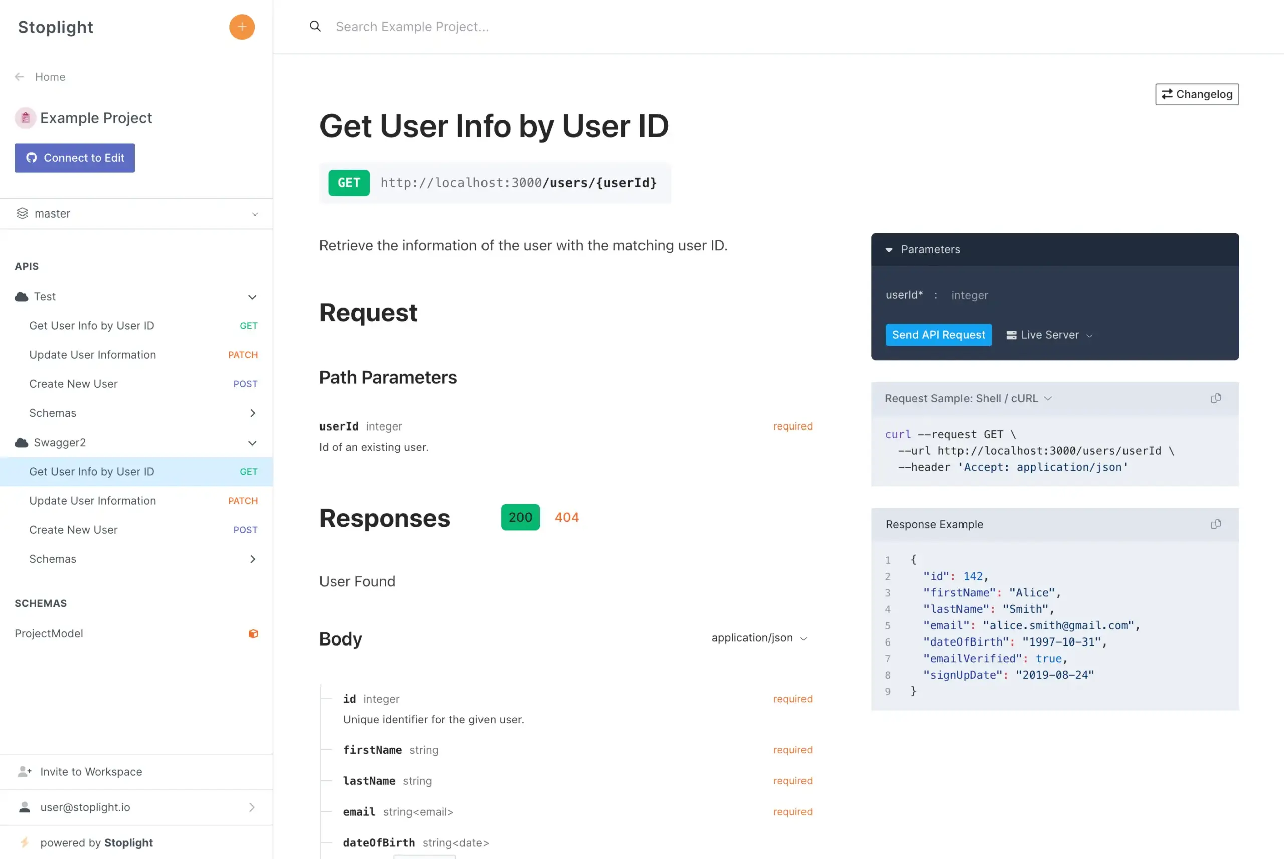 Stoplight documentaion tool