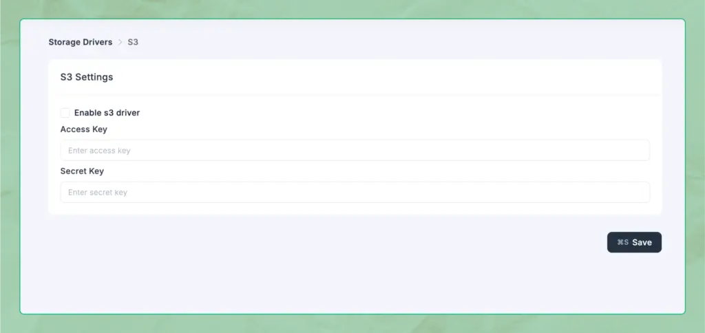 FluentCart connects with Amazon S3.webp