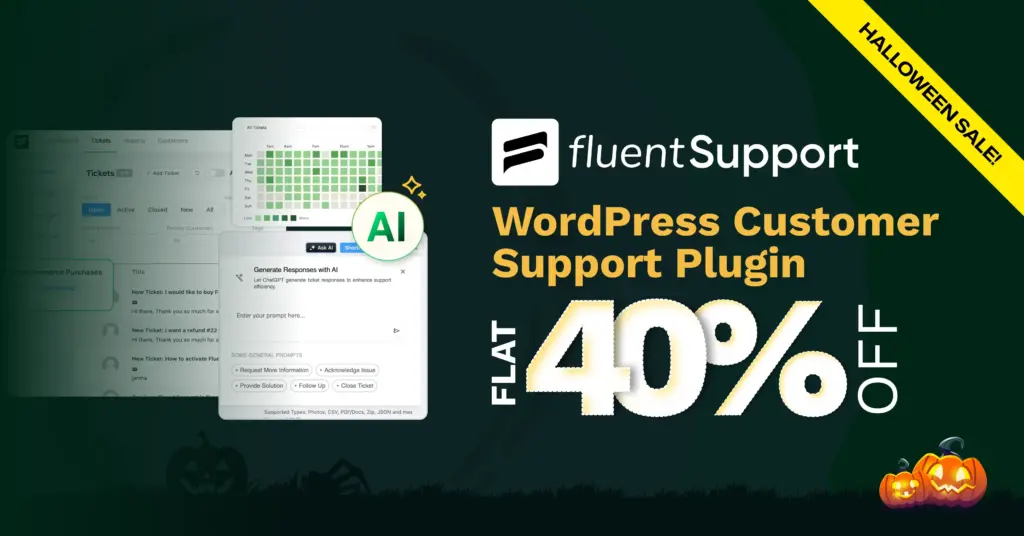 Fluent Support - Halloween Deal