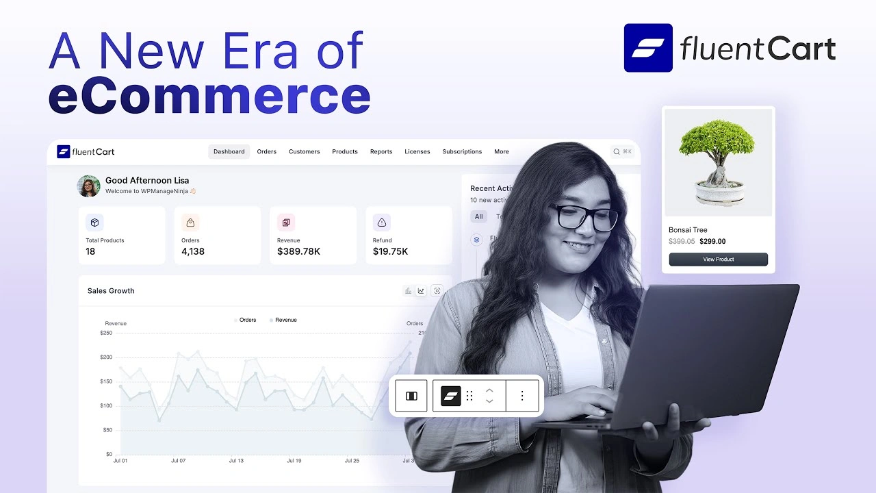 FluentCart - A New Era of eCommerce