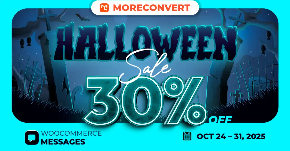MoreConvert wordpress halloween deal banner