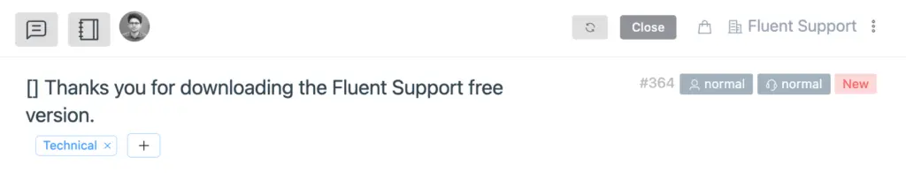 Removing ticket tags manually Fluent Support