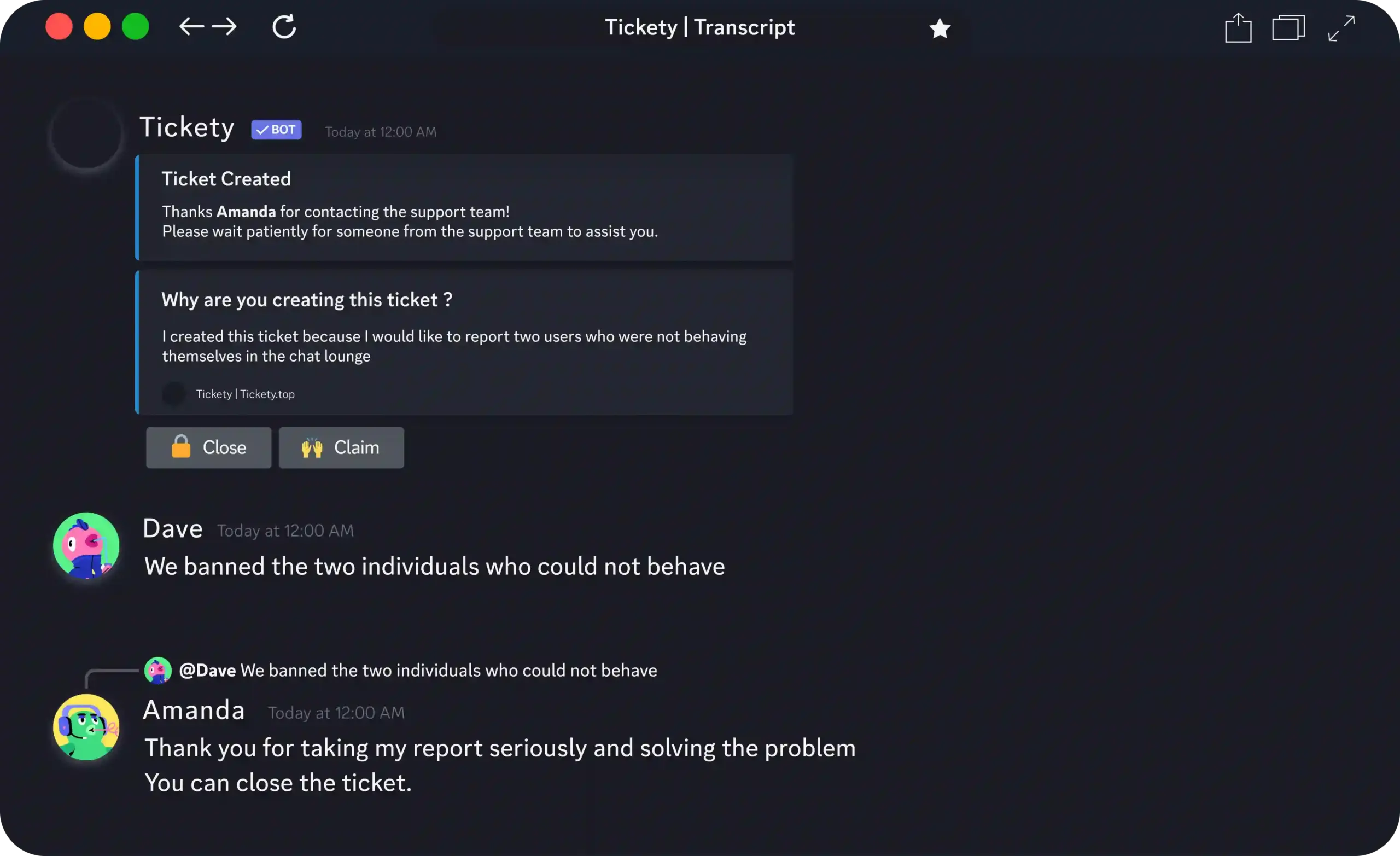 tickety discord tools